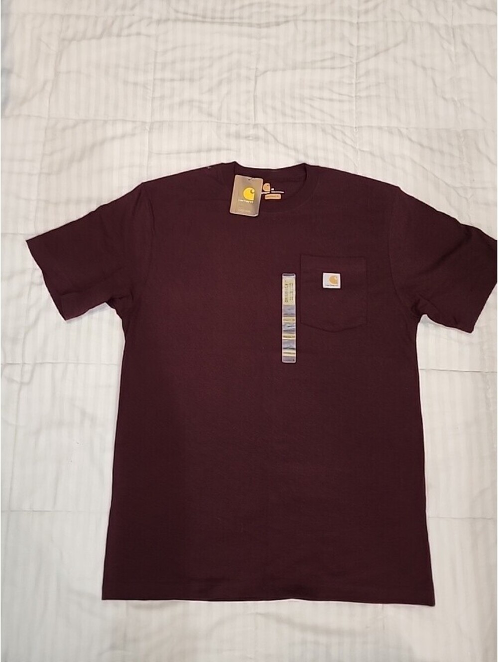 Carhartt Mens T-shirt WorkWear K87 Pocket Basic Heavyweight Size M NWT HONDURAS